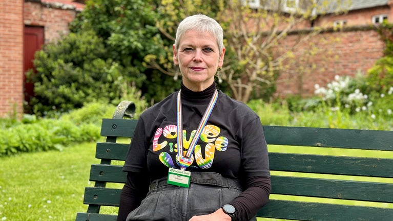 Volunteer Sue Harries